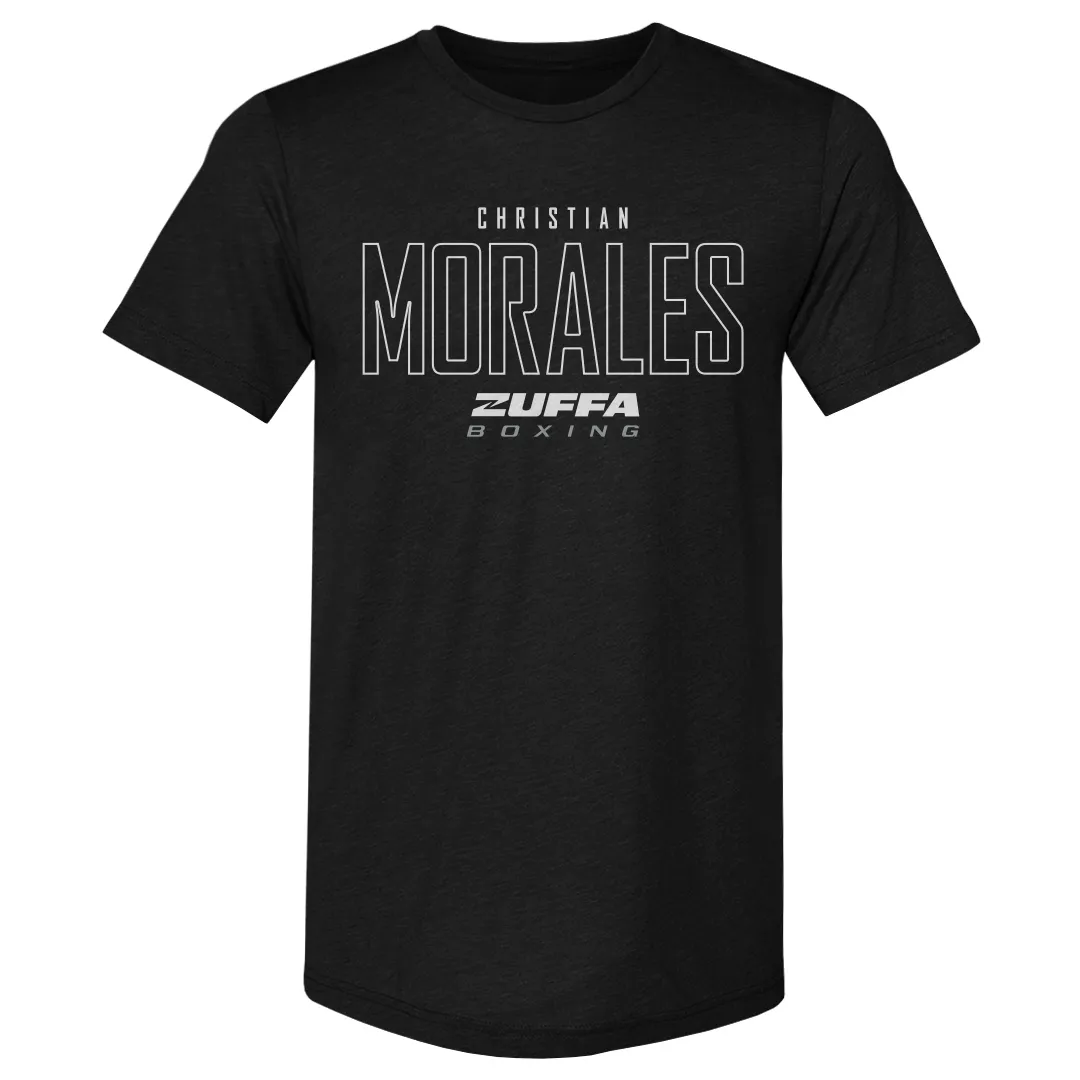 Men's 500 Level Black Christian Morales Zuffa Boxing Premium Tri-Blend T-Shirt sold by UFC