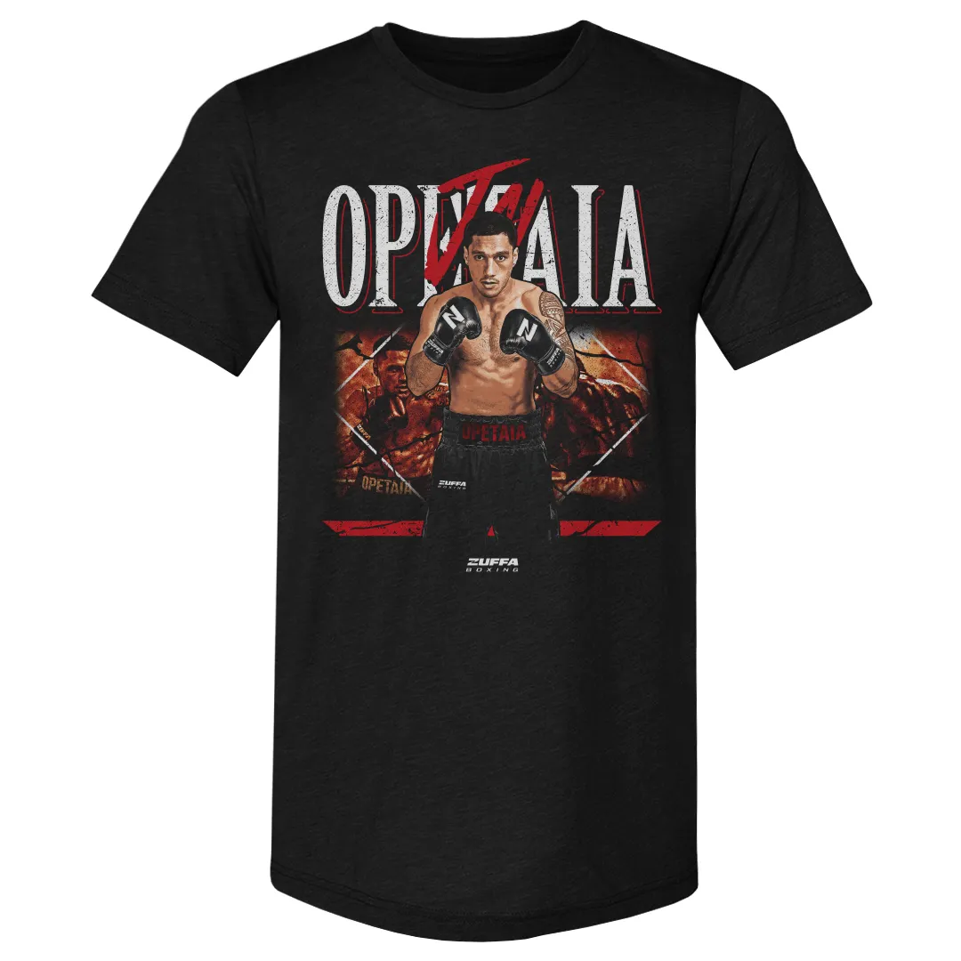 Men's 500 Level Black Jai Opetaia Zuffa Boxing Premium Tri-Blend Graphic T-Shirt sold by UFC