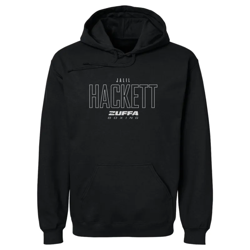 Men's 500 Level Black Jalil Hackett Zuffa Boxing Hoodie made by 500 Level