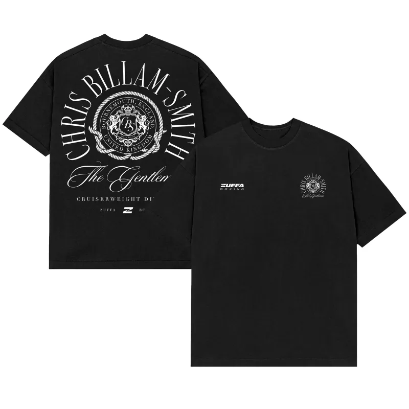 Men's Black Chris Billam-Smith The Gentleman T-Shirt made by UFC