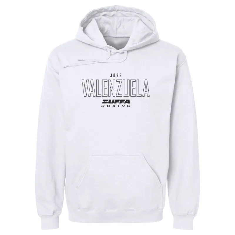 Men's 500 Level  White Jose Valenzuela Zuffa Boxing Hoodie made by 500 Level
