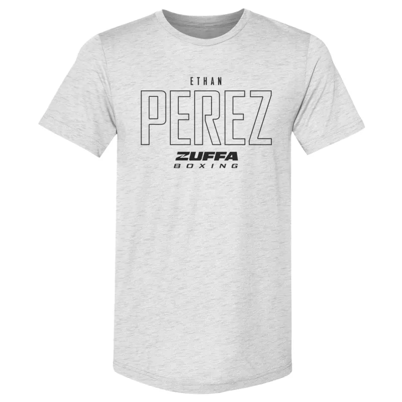Men's 500 Level  Ash Ethan Perez Zuffa Boxing Premium Tri-Blend T-Shirt made by 500 Level