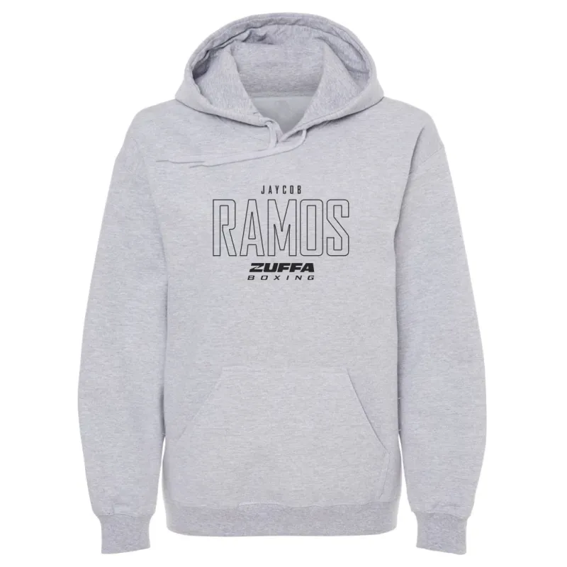 Men's 500 Level Gray Jaycob Ramos Zuffa Boxing Hoodie made by 500 Level