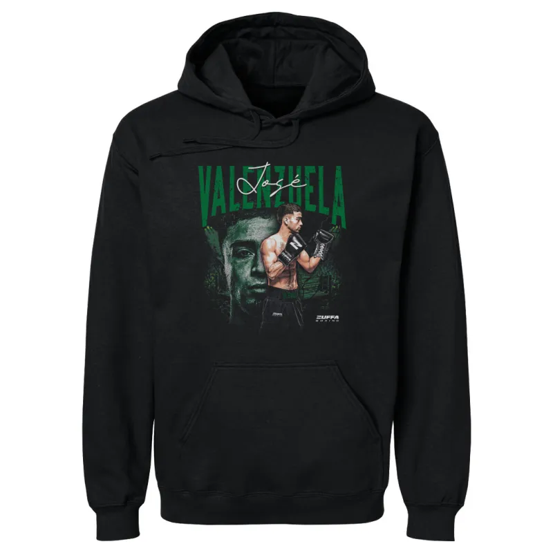 Men's 500 Level  Black Jose Valenzuela Zuffa Boxing Graphic Hoodie made by 500 Level