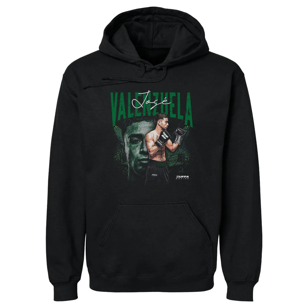 Men's 500 Level Black Jose Valenzuela Zuffa Boxing Graphic Hoodie sold by UFC
