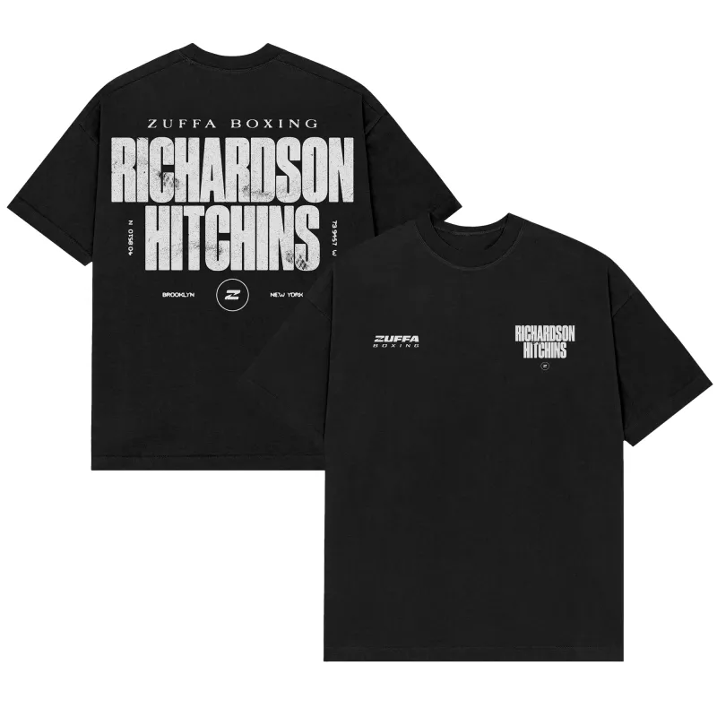 Men's Richardson Hitchins Black Zuffa Boxing T-Shirt made by UFC