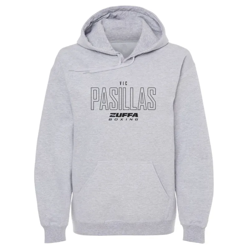 Men's 500 Level Gray Victor Pasillas Zuffa Boxing Hoodie made by 500 Level
