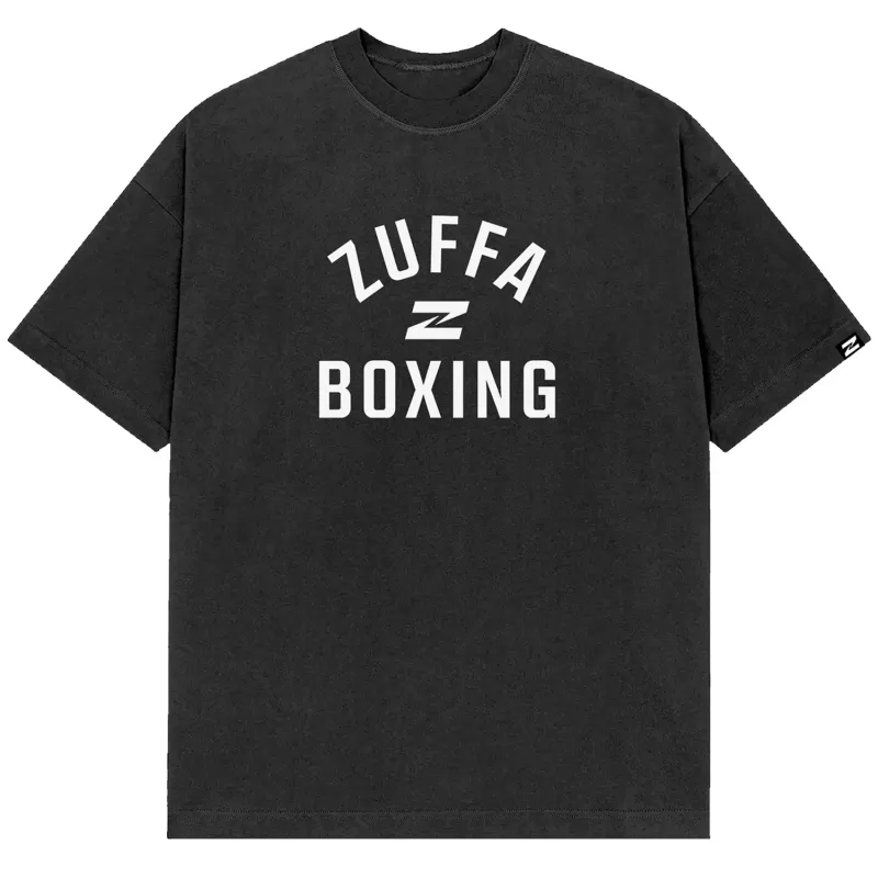 Men's Black Zuffa Boxing Heavyweight Boxy T-Shirt made by UFC