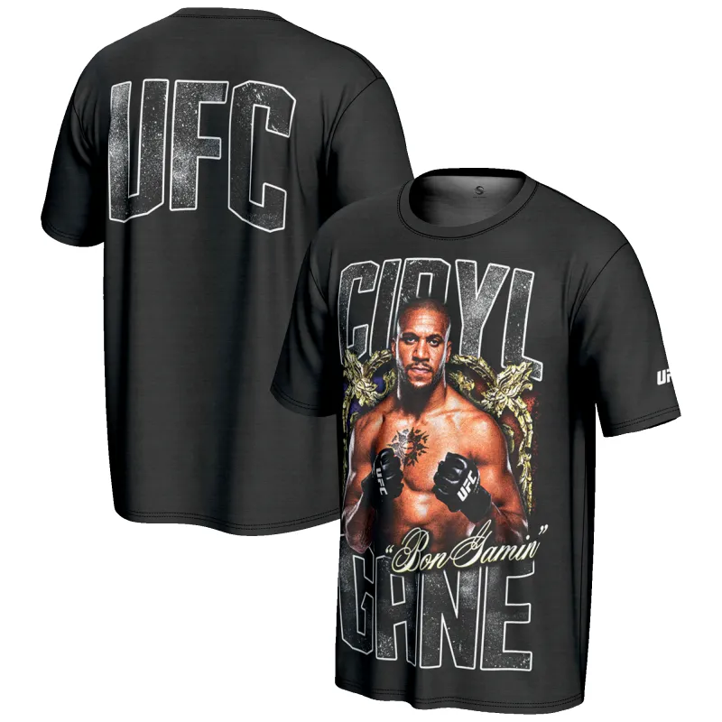 Men's ProSphere Black Ciryl Gane T-Shirt made by UFC