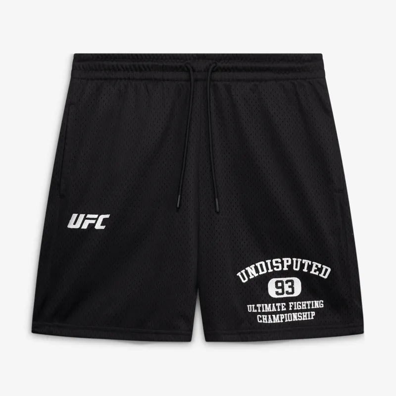 Men's Black UFC Legacy Mesh Shorts made by UFC