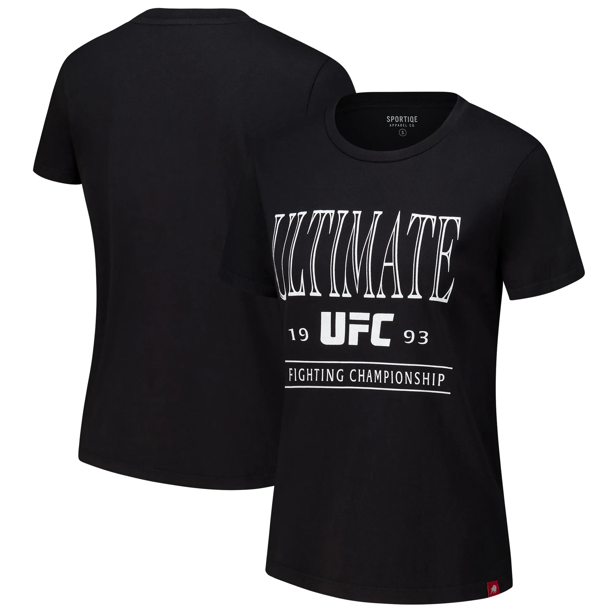 Women's Sportiqe Black UFC Arcadia T-Shirt sold by UFC
