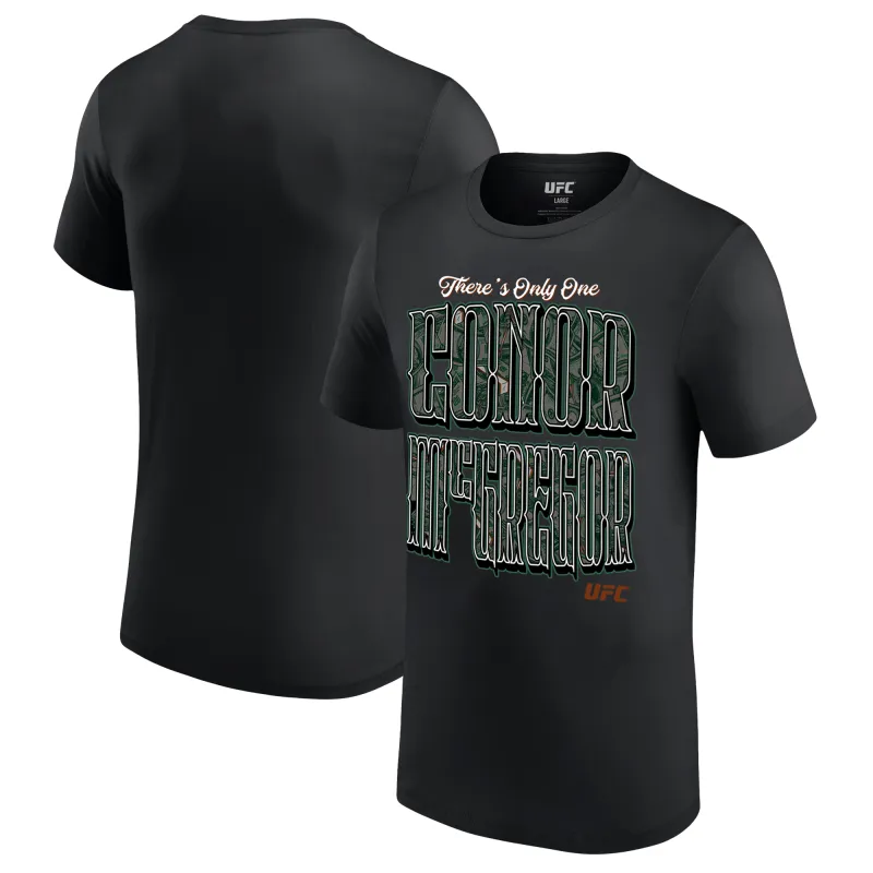 Men's UFC Black Conor McGregor There's Only One T-Shirt made by UFC