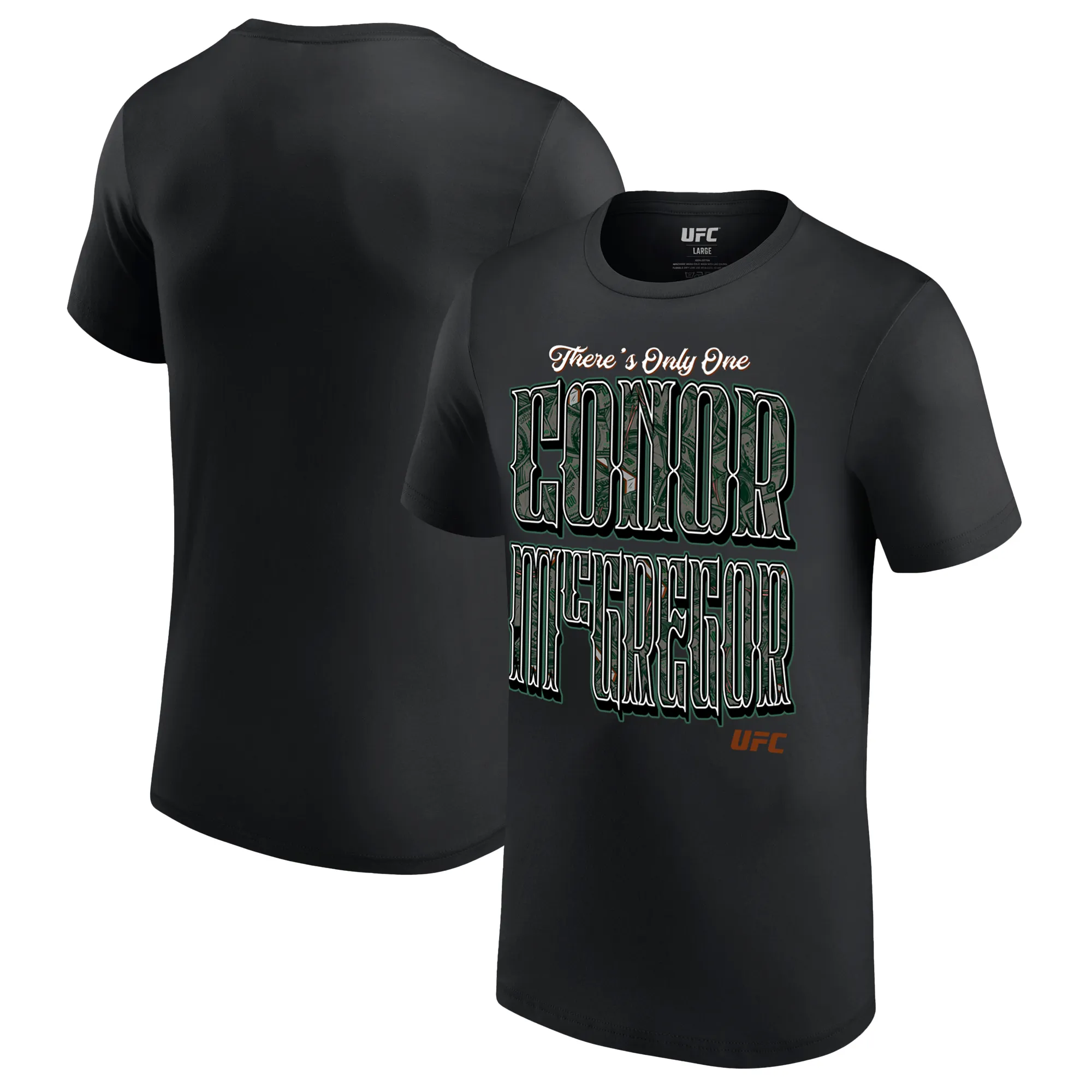 Men's UFC Black Conor McGregor There's Only One T-Shirt sold by UFC