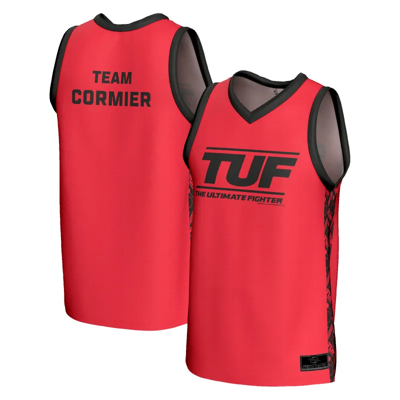 Unisex ProSphere Red Daniel Cormier UFC The Ultimate Fighter Basketball Jersey made by UFC