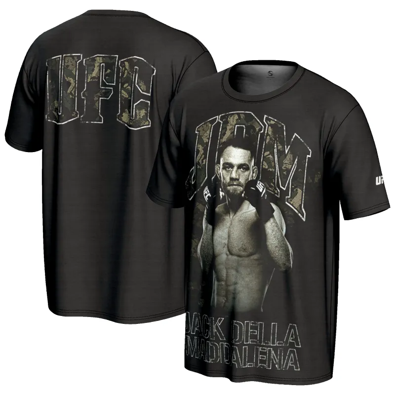 Men's ProSphere Black Jack Della Maddalena UFC Fighter Collection T-Shirt made by UFC