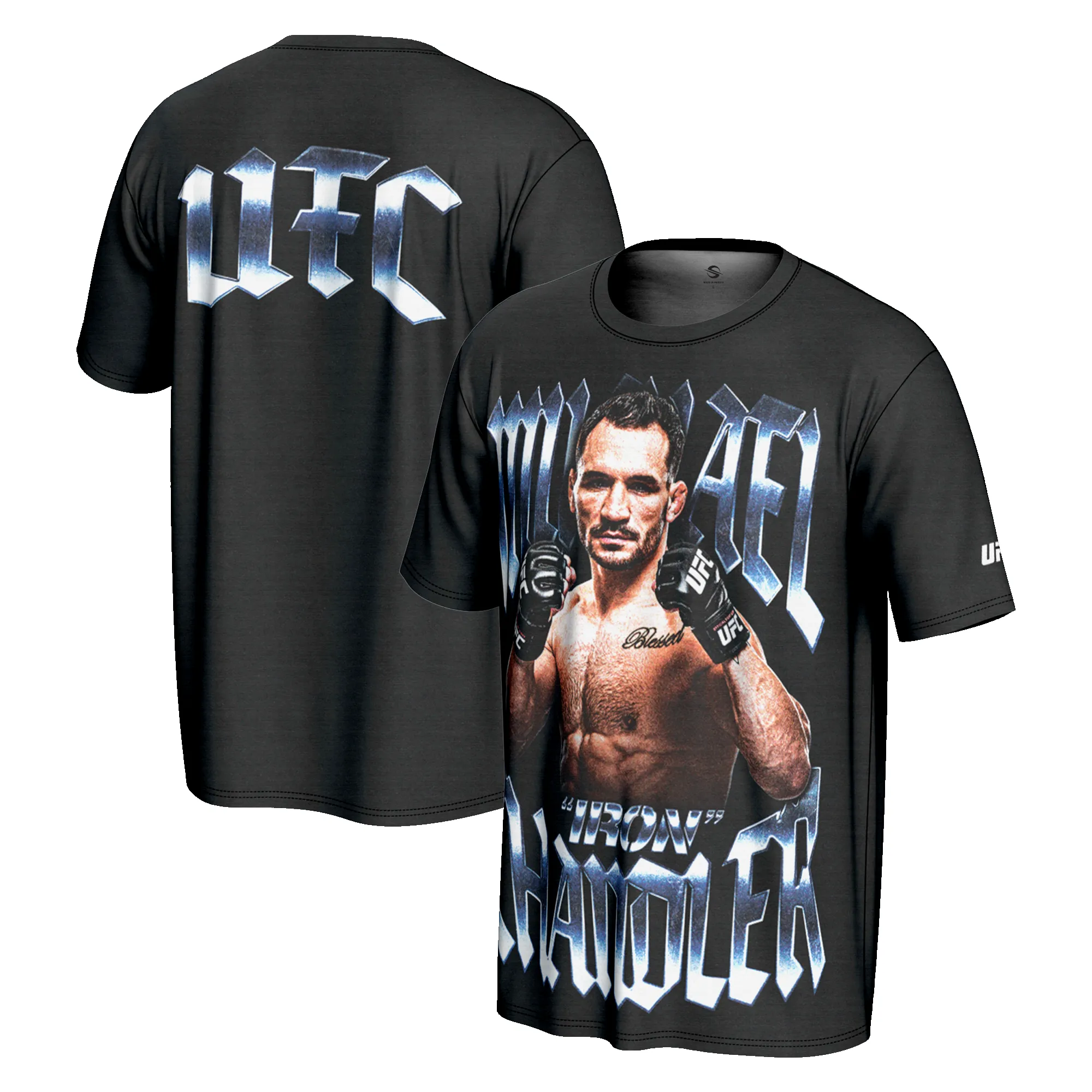 Men's ProSphere Black Michael Chandler UFC Fighter Collection T-Shirt sold by UFC