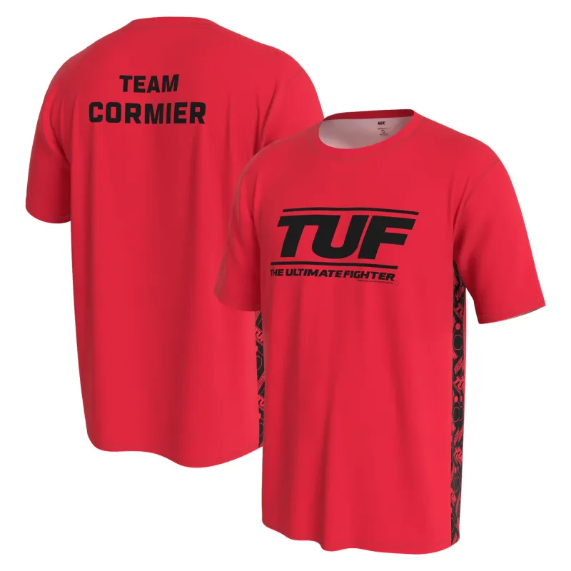 Men's ProSphere Red Daniel Cormier UFC The Ultimate Fighter Team T-Shirt made by UFC