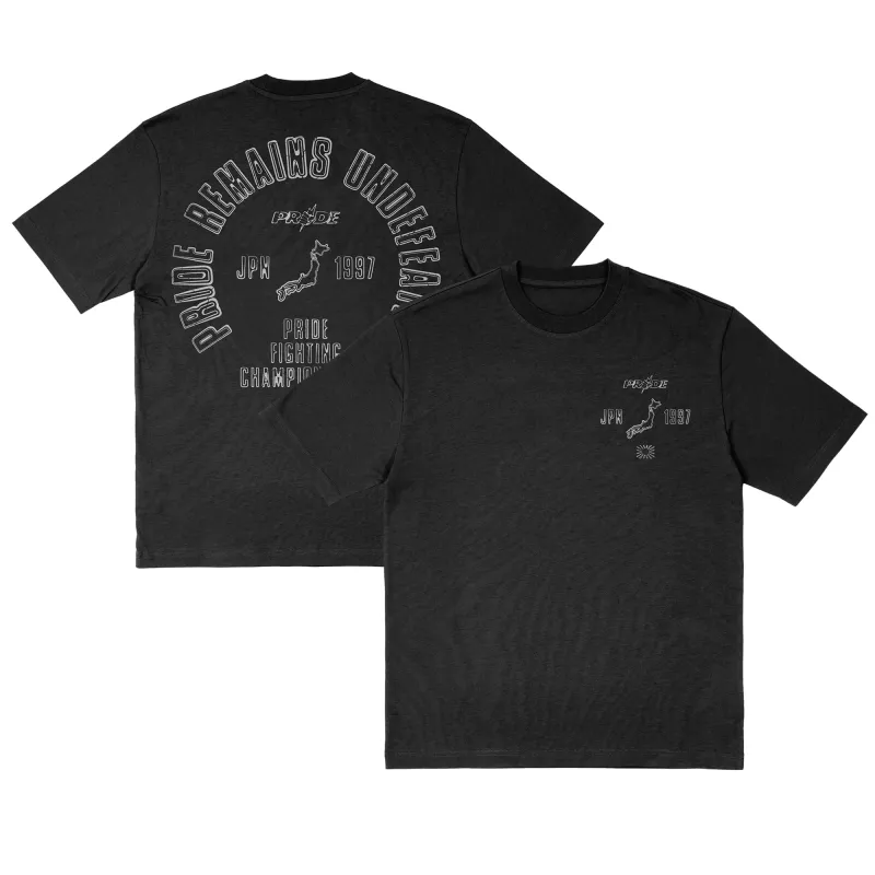 Men's Pride Fighting Championship Black Undefeated T-Shirt made by UFC