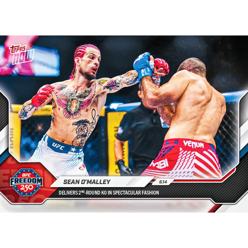 Sean O'Malley - 2026 UFC Topps NOW® - Card 20 made by UFC