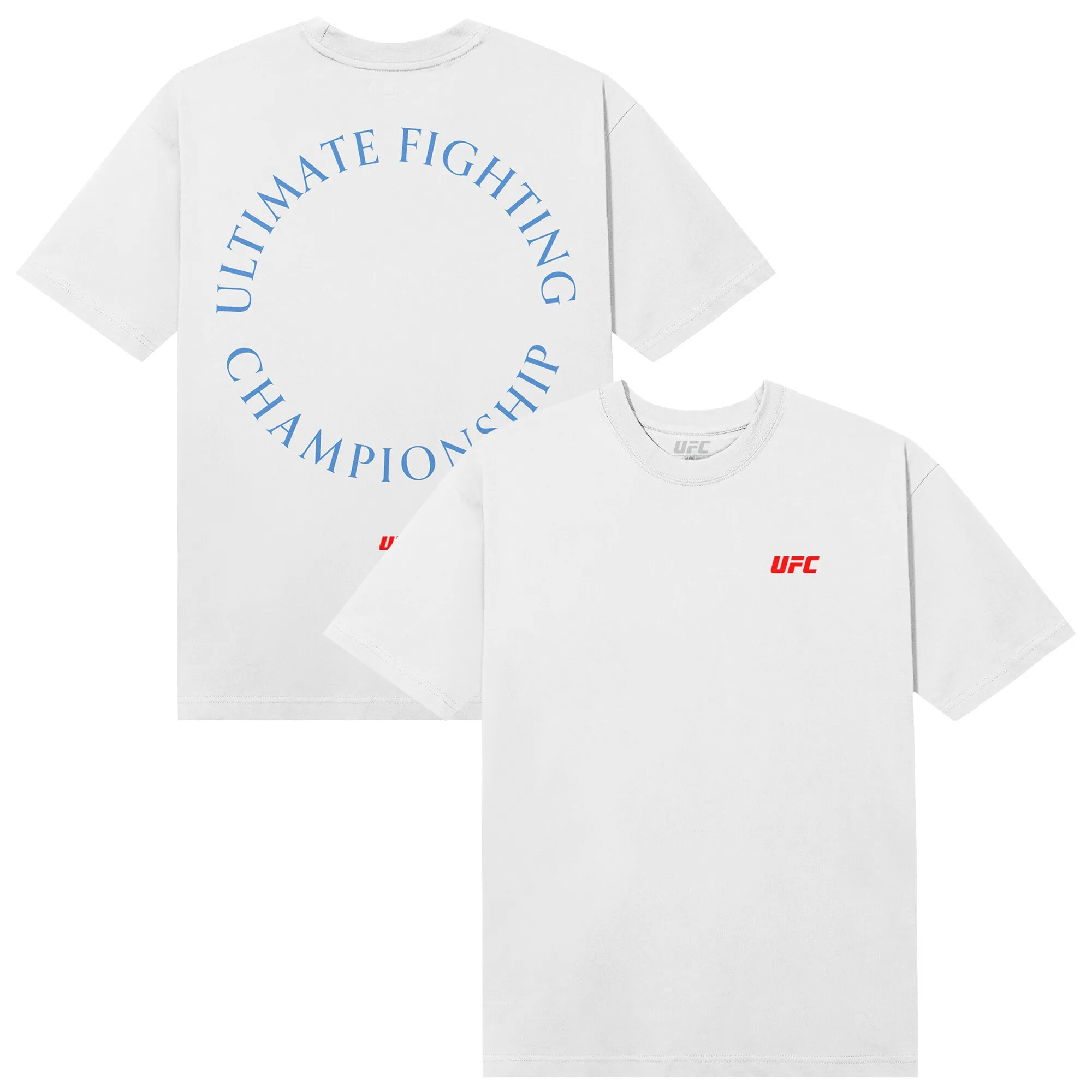 Men's UFC White Circumference T-Shirt sold by UFC