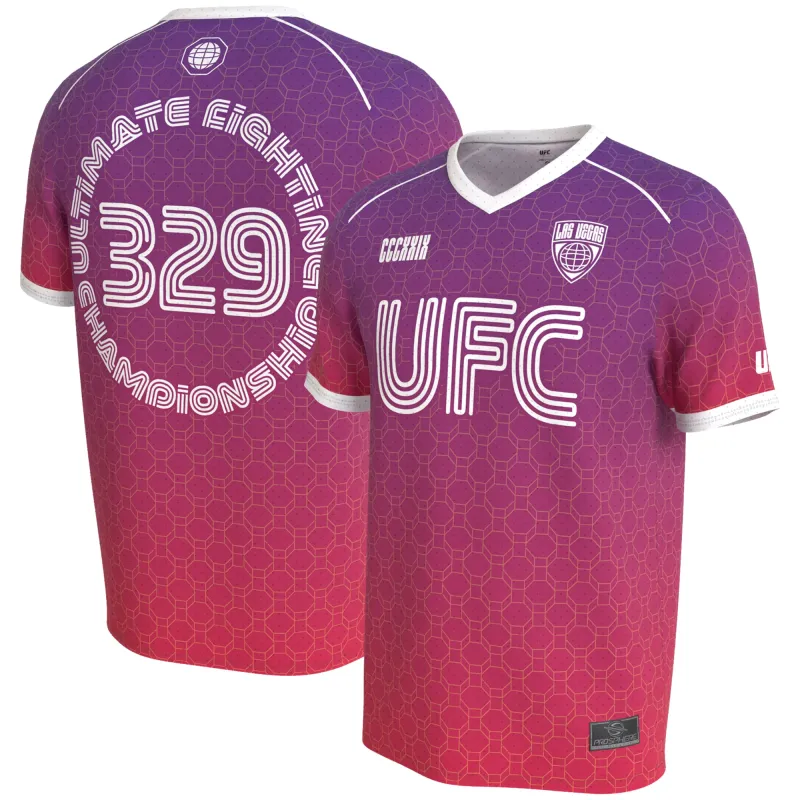 Men's ProSphere Pink UFC 329 Soccer Jersey made by UFC