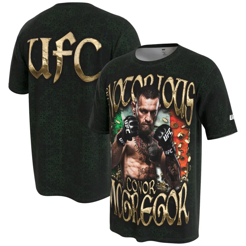 Men's ProSphere Black Conor McGregor Notorious T-Shirt made by UFC