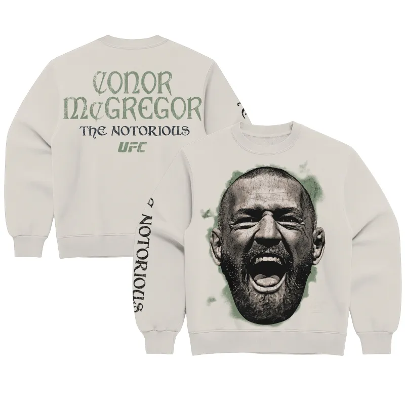 Men's UFC Sand Conor McGregor Takeover Sweatshirt made by UFC