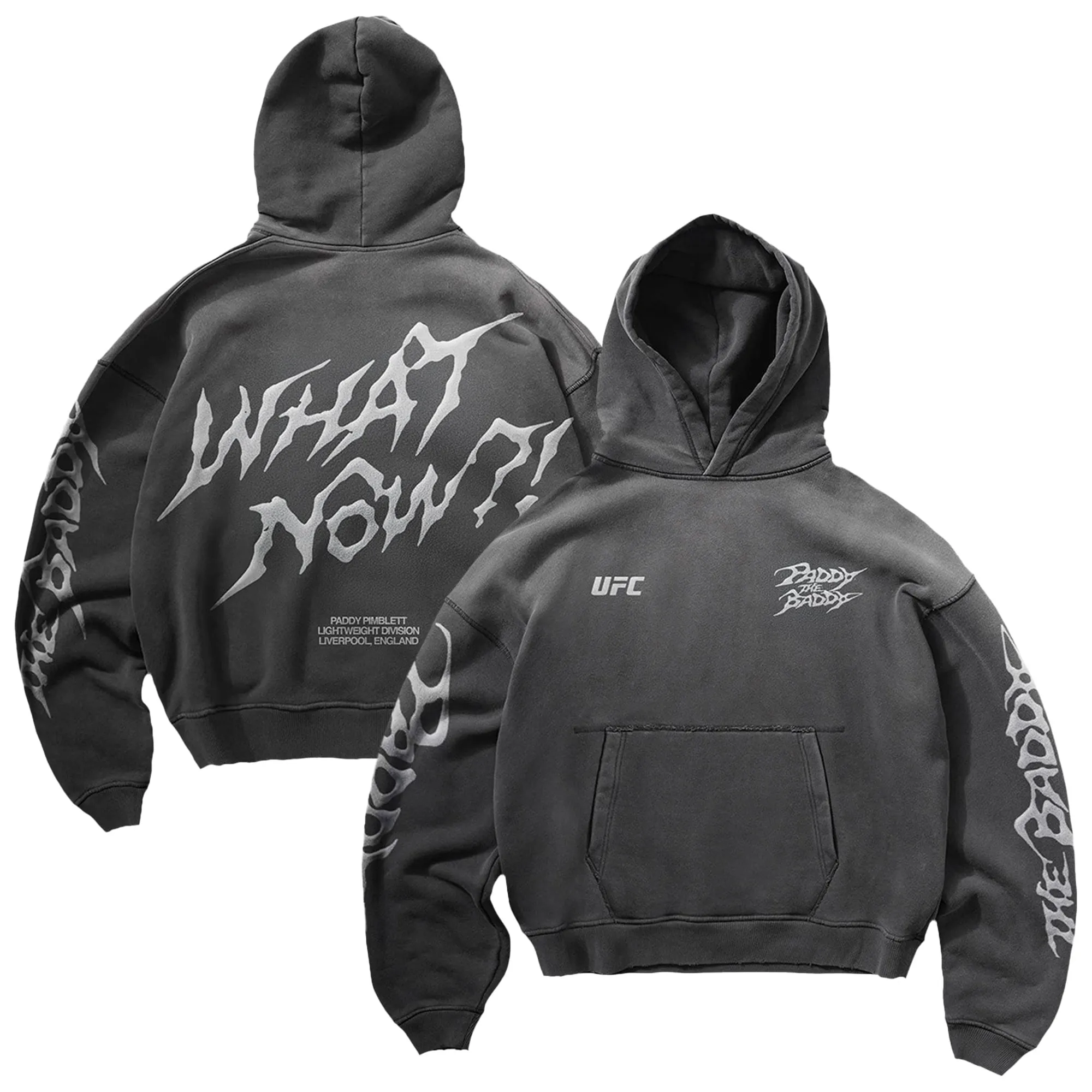 Men's UFC Black Paddy Pimblett What Now?! Victory Hoodie sold by UFC