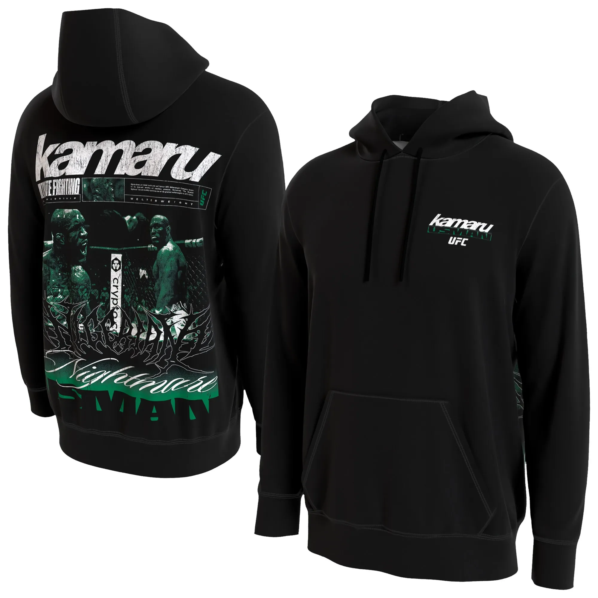Men's ProSphere Black Kamaru Usman UFC Hoodie sold by UFC