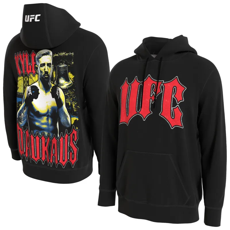 Men's ProSphere Black Kyle Daukaus Hoodie made by UFC