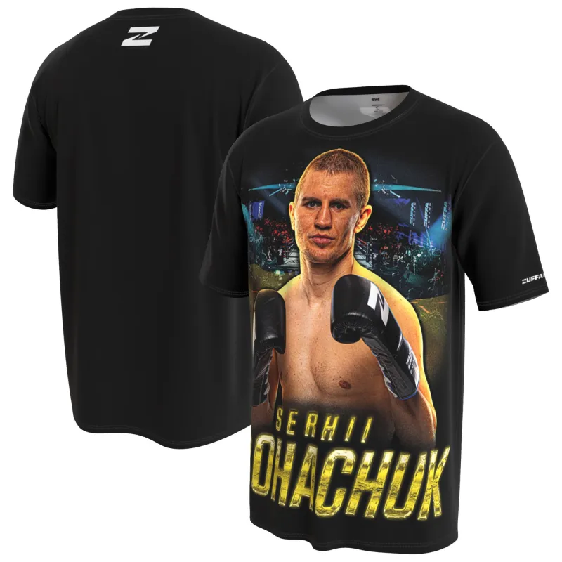 Men's ProSphere Black Serhii Bohachuk T-Shirt made by UFC