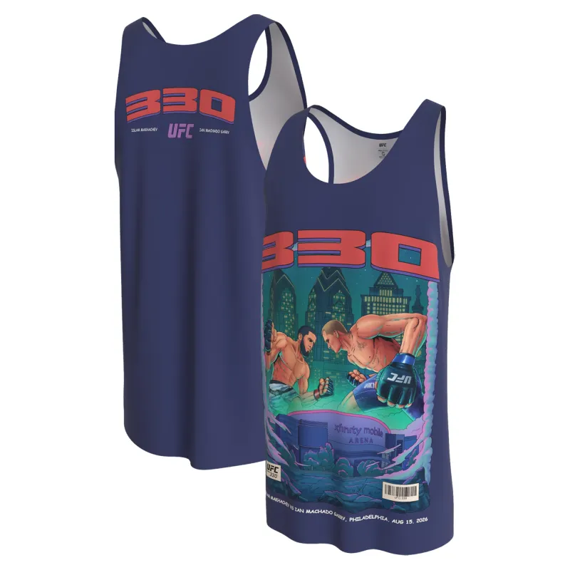 Men's ProSphere Purple UFC 330: Makhachev vs. Machado Garry Artist Series Tank Top made by UFC