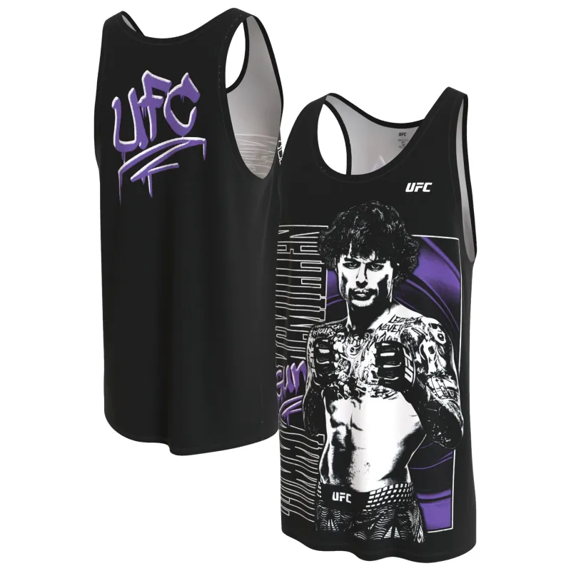 Men's ProSphere Black Tommy McMillen Tank Top made by UFC