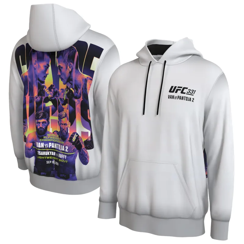 Men's ProSphere White UFC 331 Hoodie made by UFC