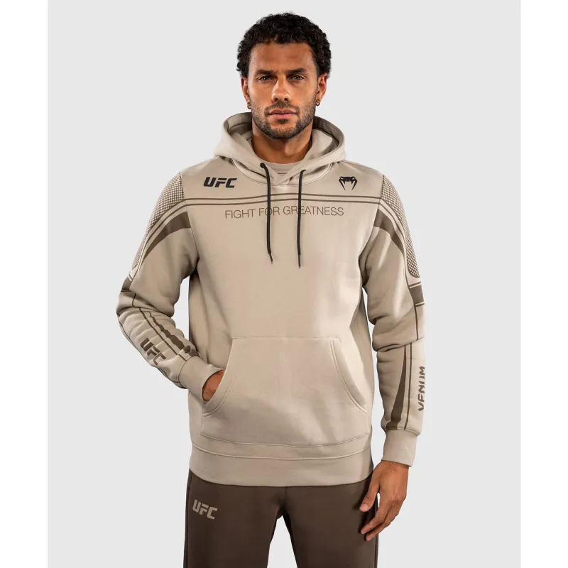 Men's UFC Unity by Venum Tan Authentic Fight Week Hoodie made by UFC