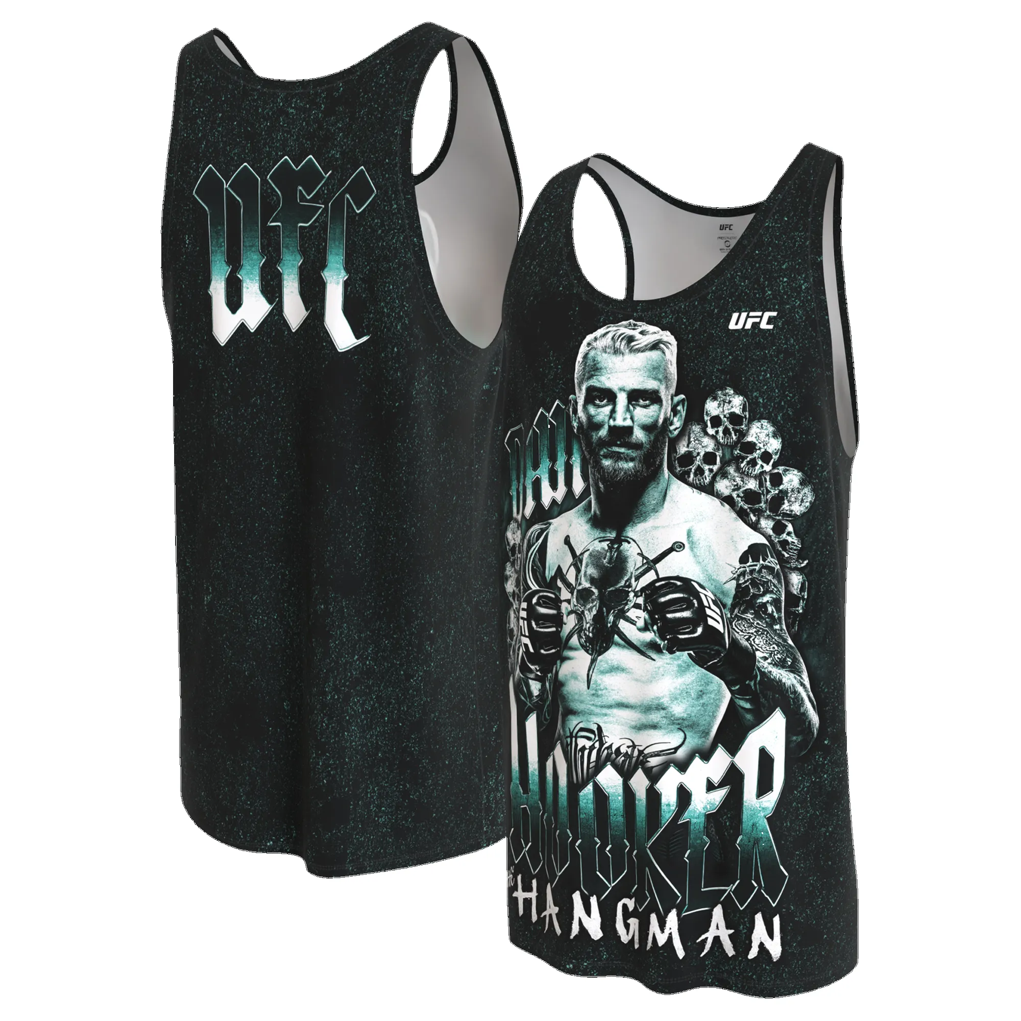 Men's ProSphere Black Dan Hooker Tank Top sold by UFC