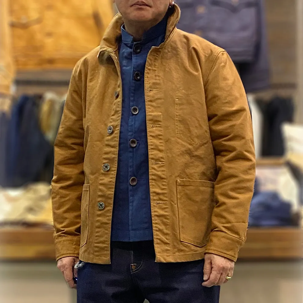 BZEN M.3438R TY-CR REGULAR FIT VINTAGE INSPIRED CANVAS CHORE JACKET-12.5OZ-E0 RUST sold by Miner49er product image thumbnail 3