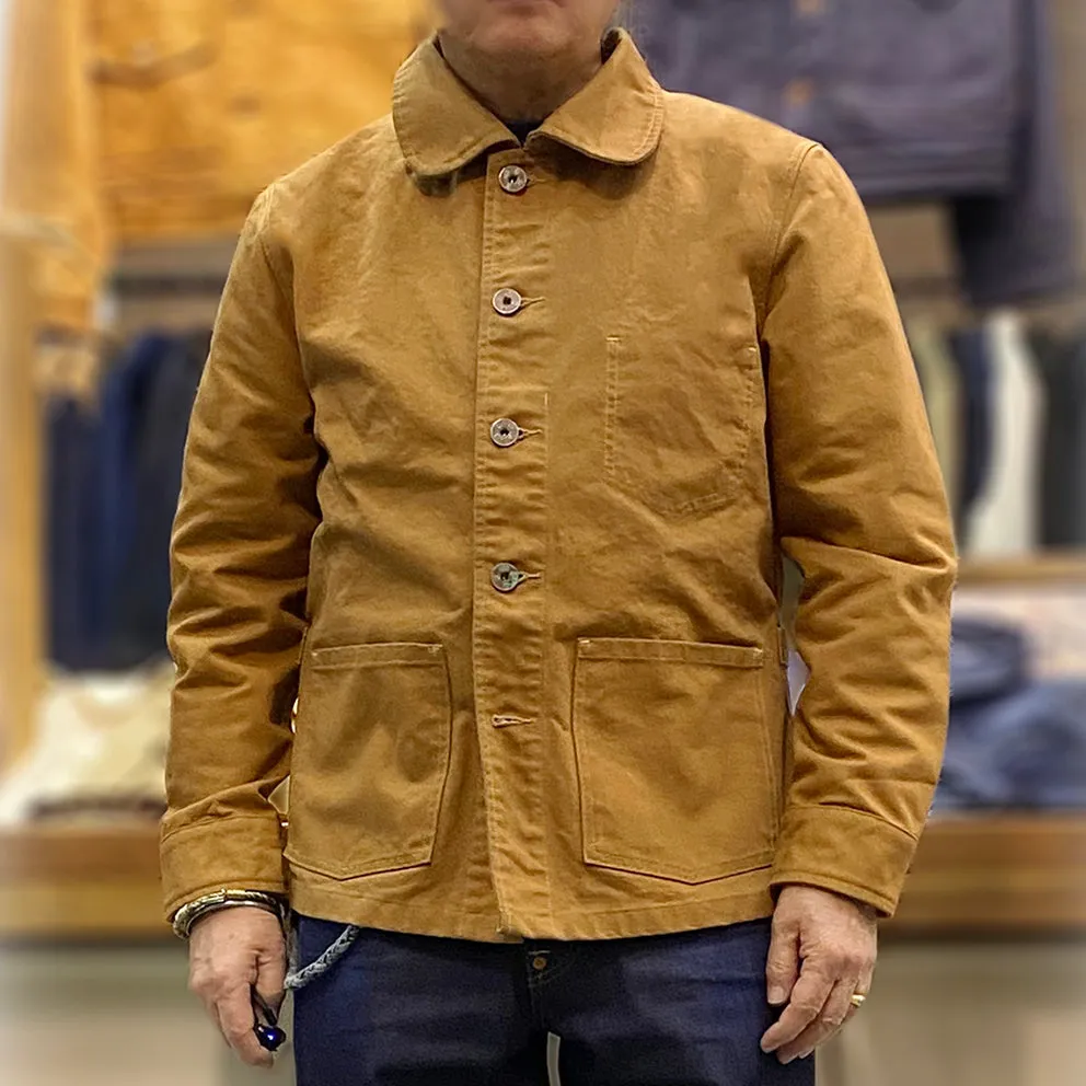 BZEN M.3438R TY-CR REGULAR FIT VINTAGE INSPIRED CANVAS CHORE JACKET-12.5OZ-E0 RUST sold by Miner49er product image thumbnail 2