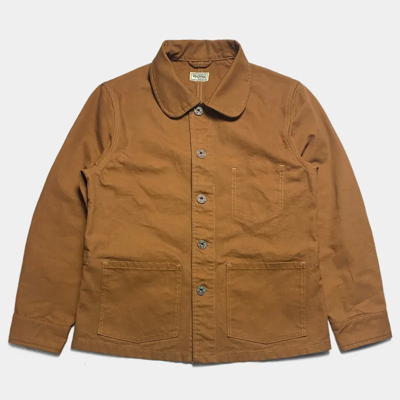 BZEN M.3438R TY-CR REGULAR FIT VINTAGE INSPIRED CANVAS CHORE JACKET-12.5OZ-E0 RUST sold by Miner49er