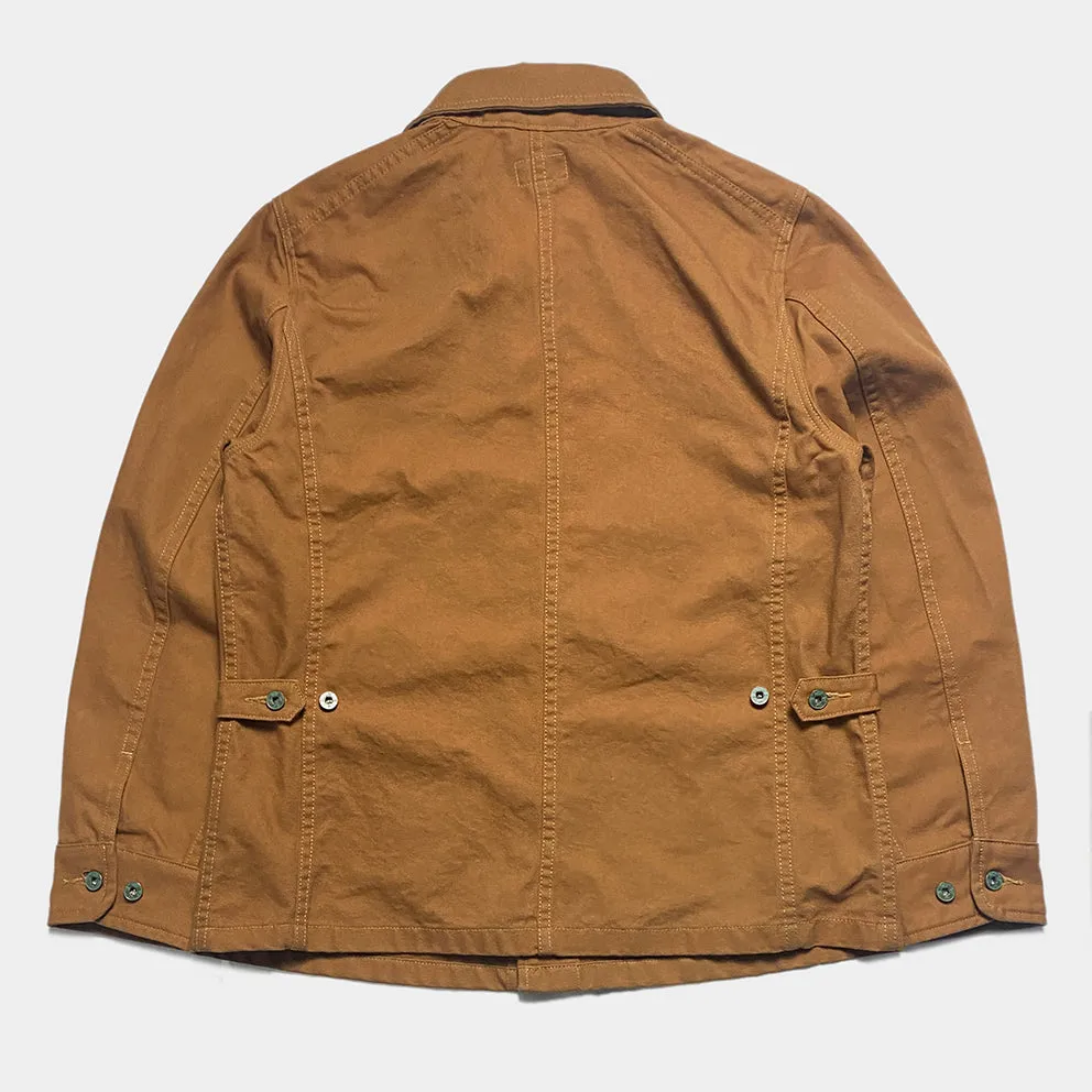 BZEN M.3438R TY-CR REGULAR FIT VINTAGE INSPIRED CANVAS CHORE JACKET-12.5OZ-E0 RUST sold by Miner49er product image thumbnail 4