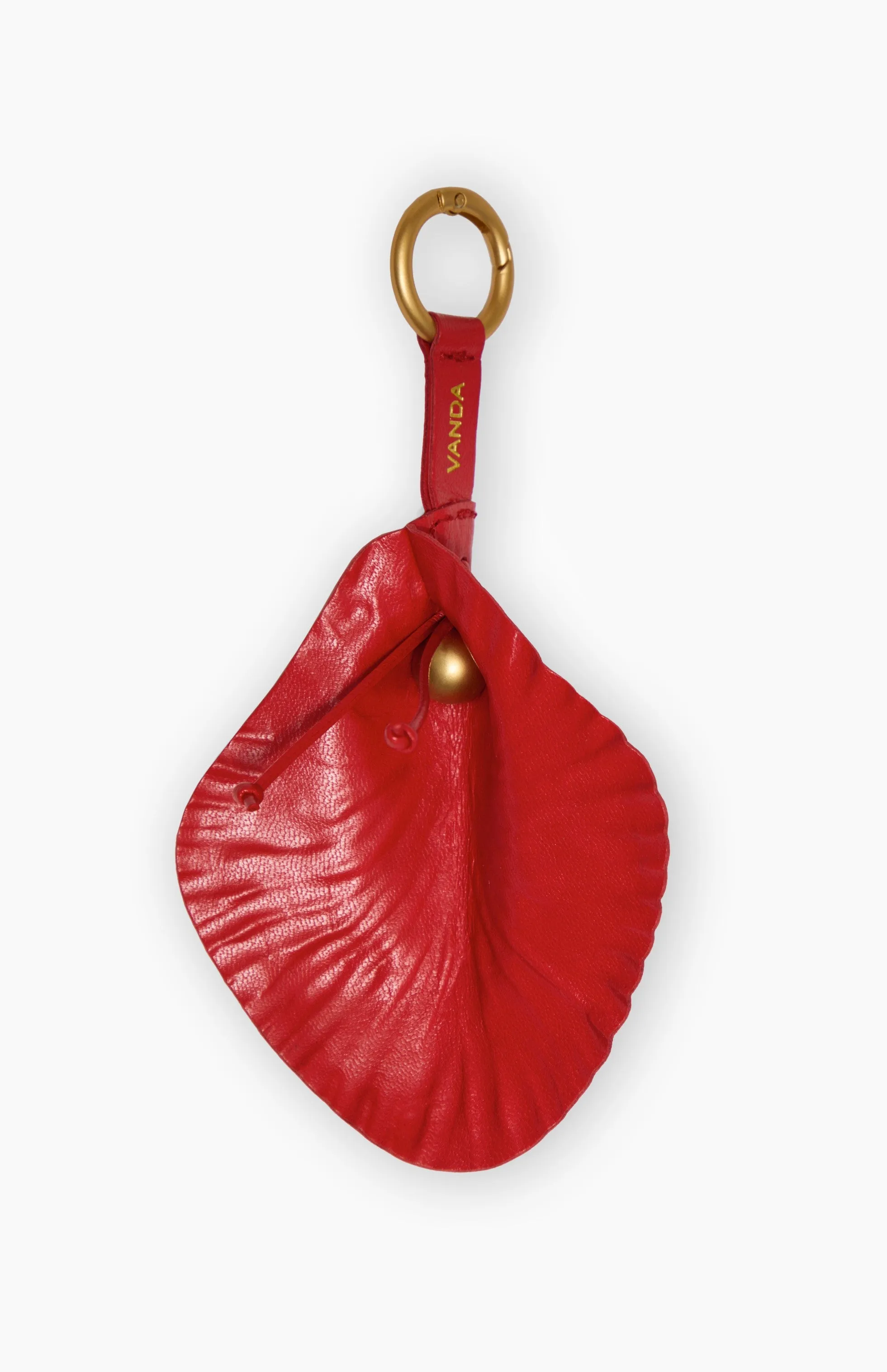 KEYCHAIN ORCHID POPPY RED sold by Vanda Novak