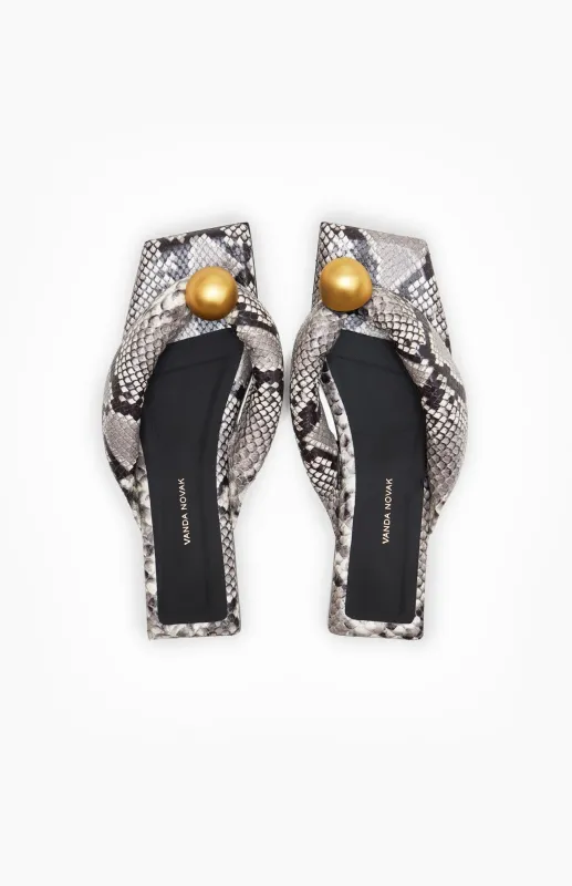 FLORENCE GRAY PYTHON made by Vanda Novak