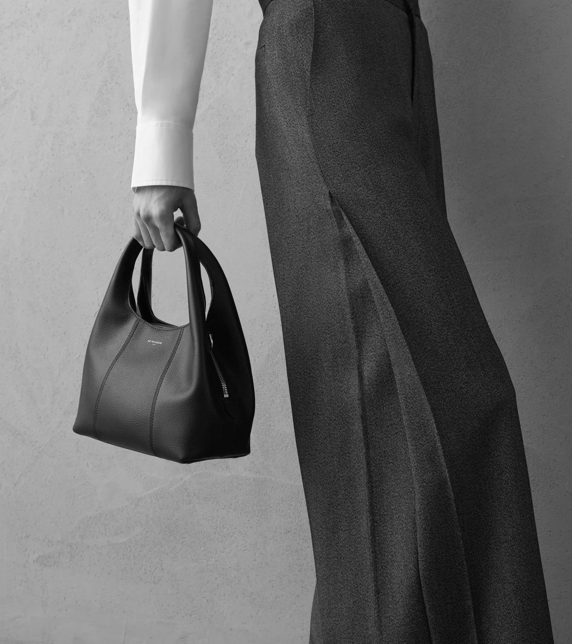 Juliette small handbag in grained leather sold by Le Tanneur product image thumbnail 2