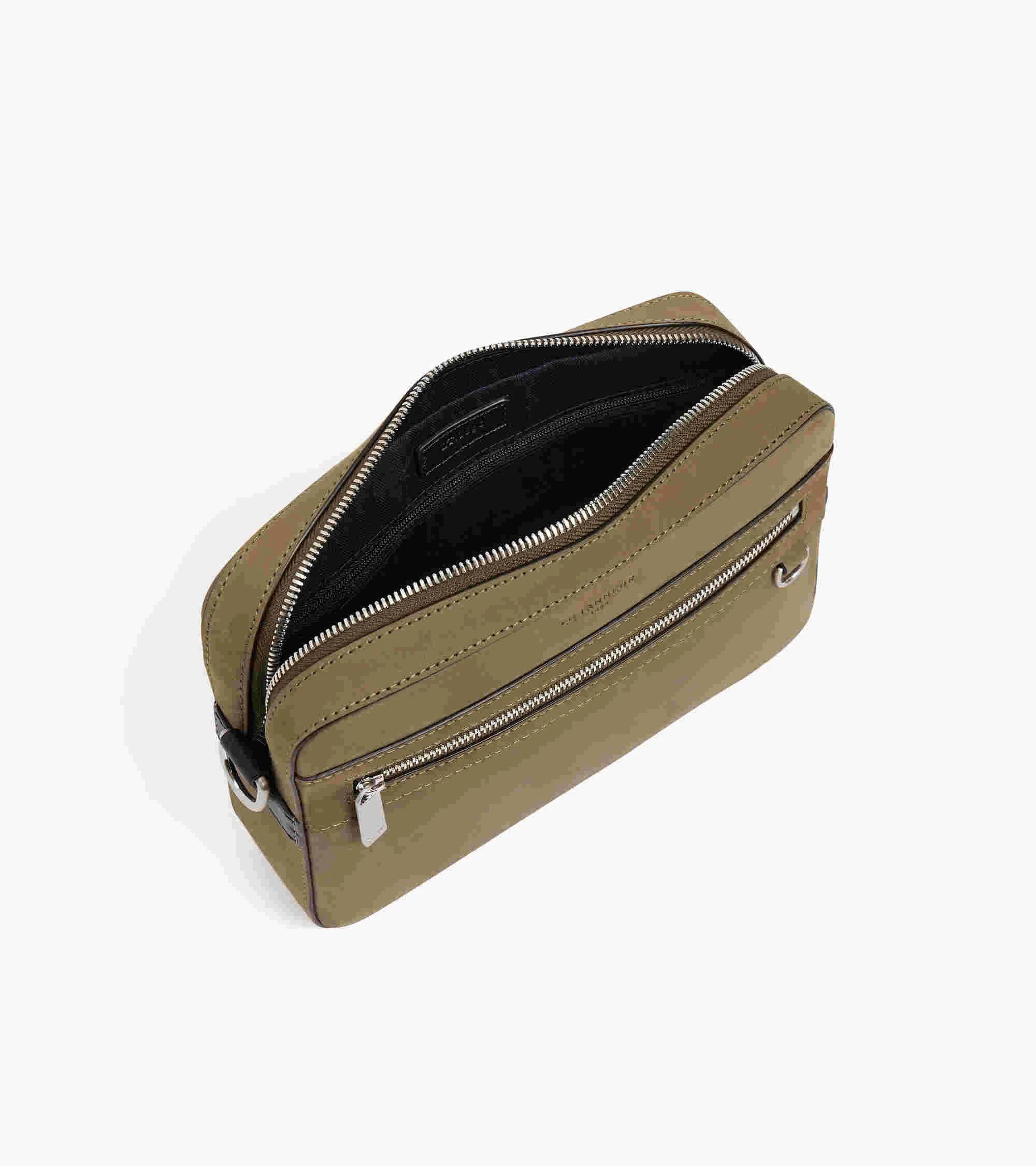 Emile small satchel in smooth leather and nubuck sold by Le Tanneur product image thumbnail 3