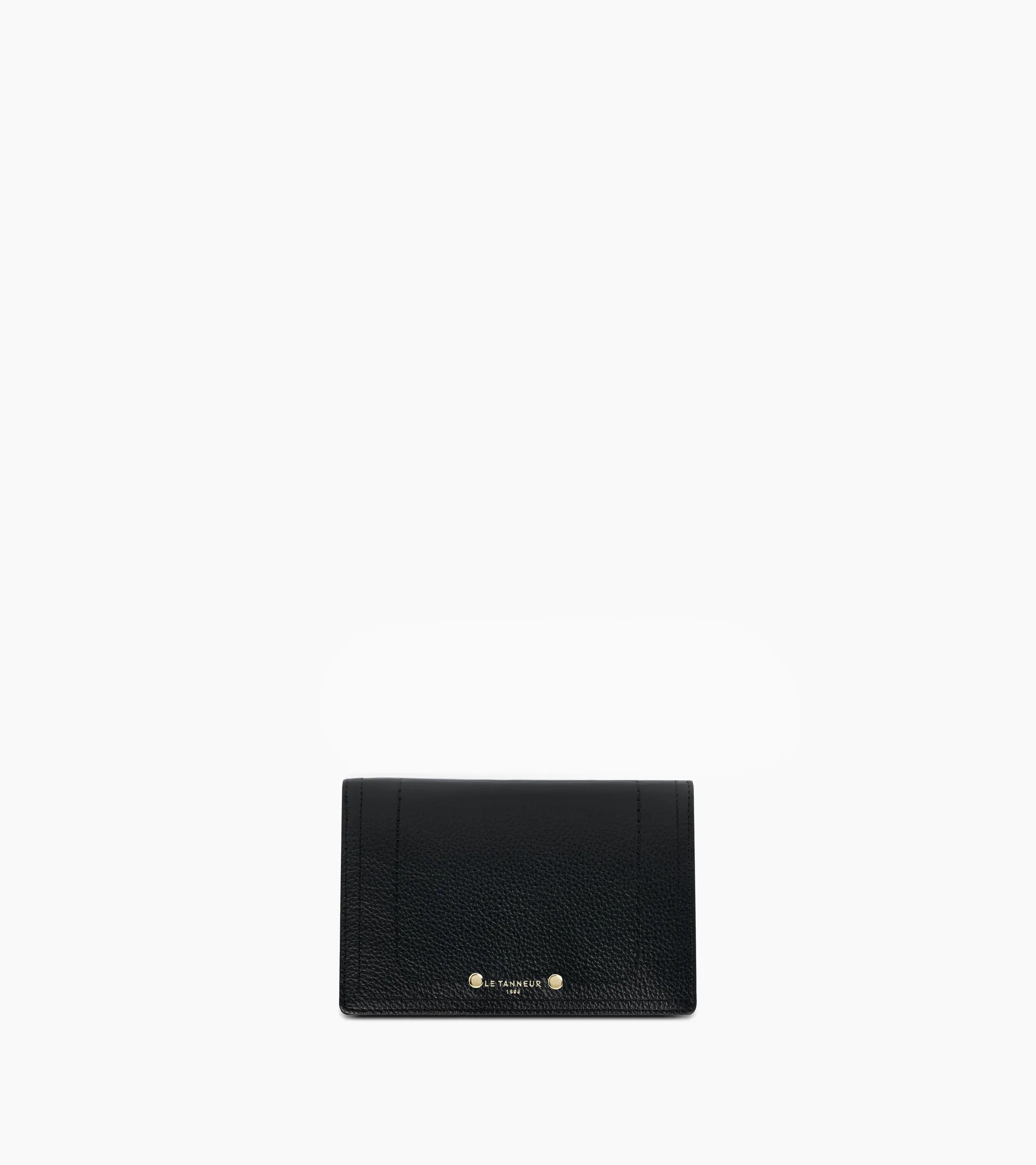 Ella medium wallet in grained leather sold by Le Tanneur
