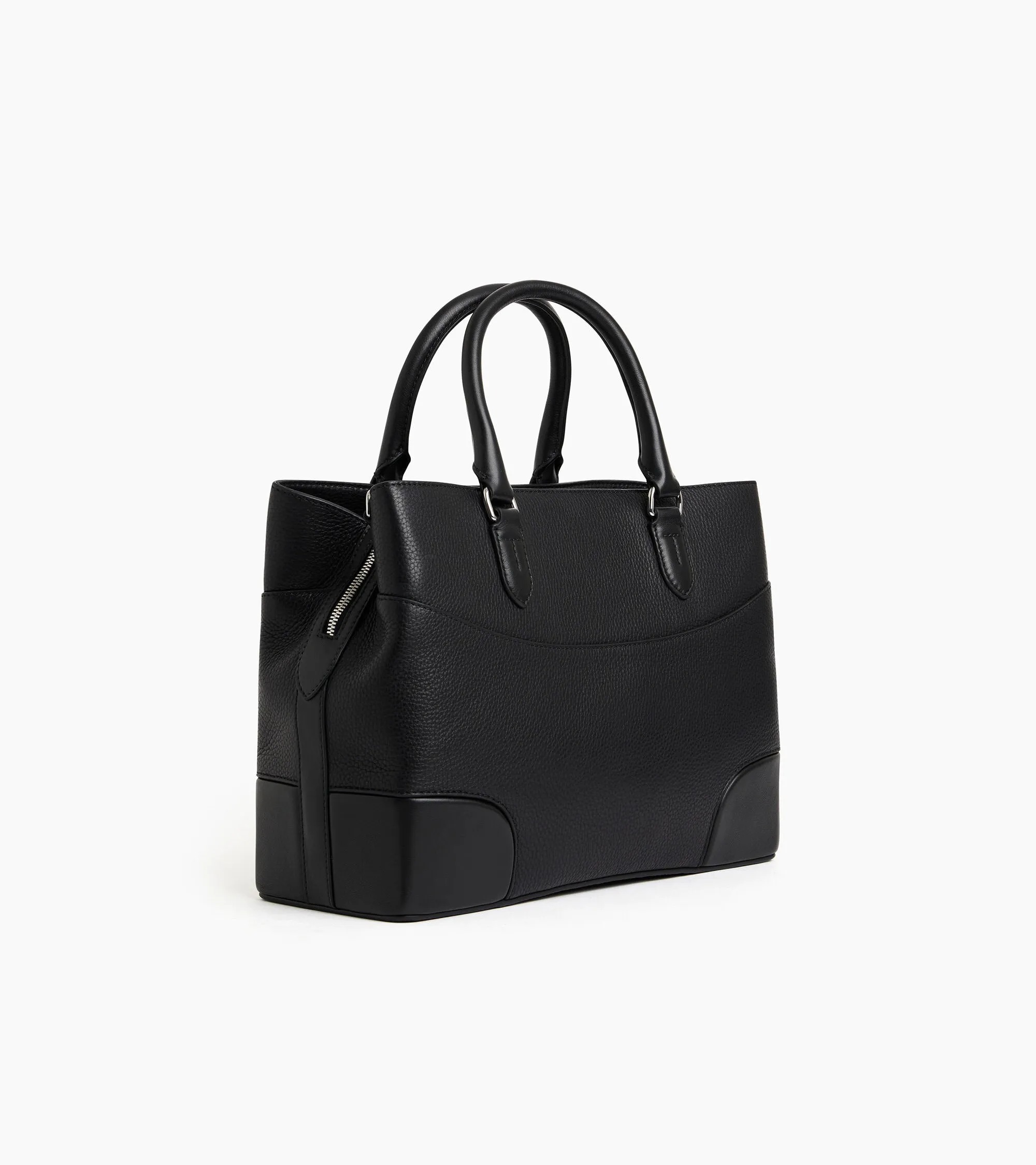 Romy large handbag in smooth grained leather sold by Le Tanneur product image thumbnail 5