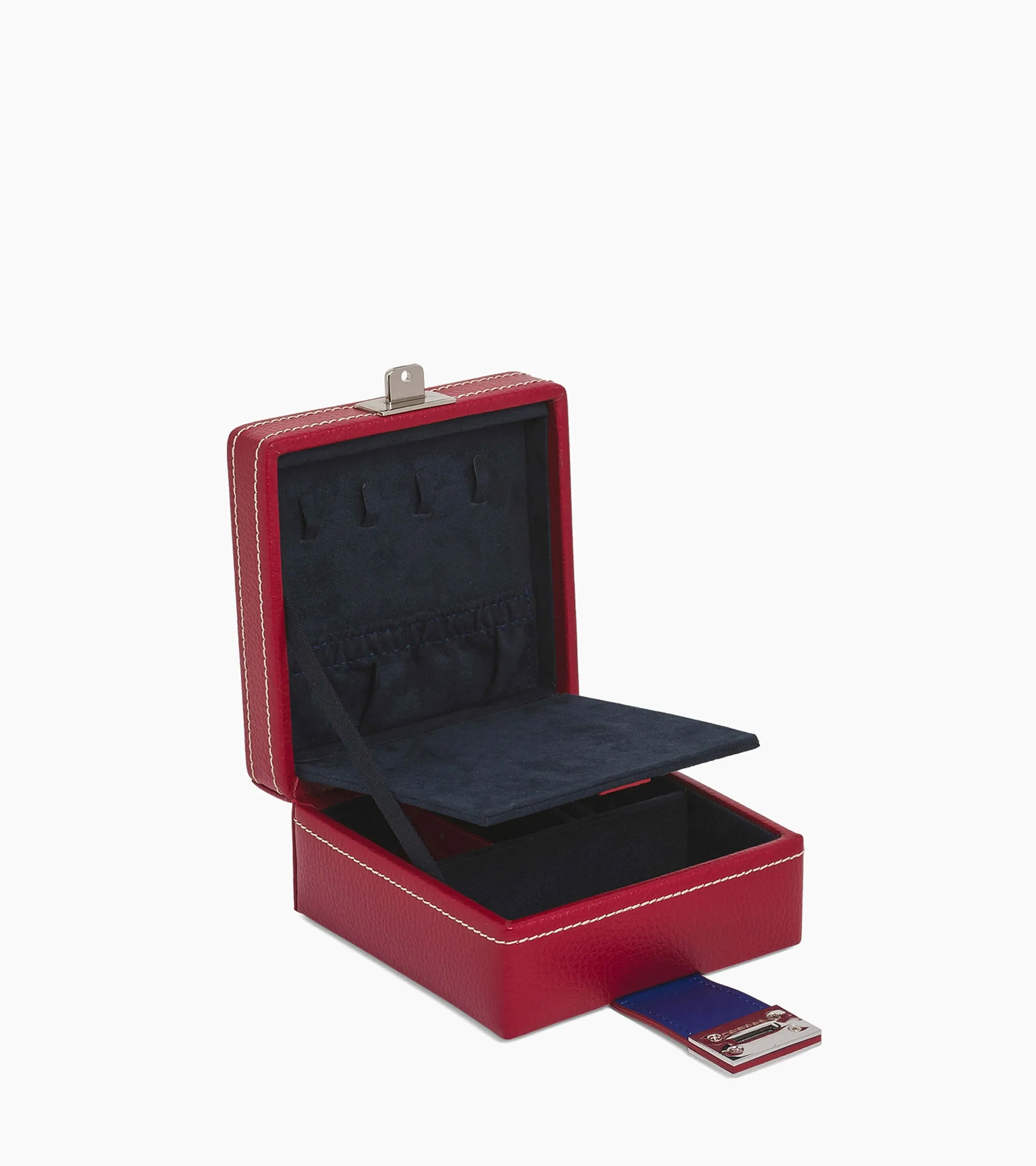 Small jewelry box in leather sold by Le Tanneur product image thumbnail 3
