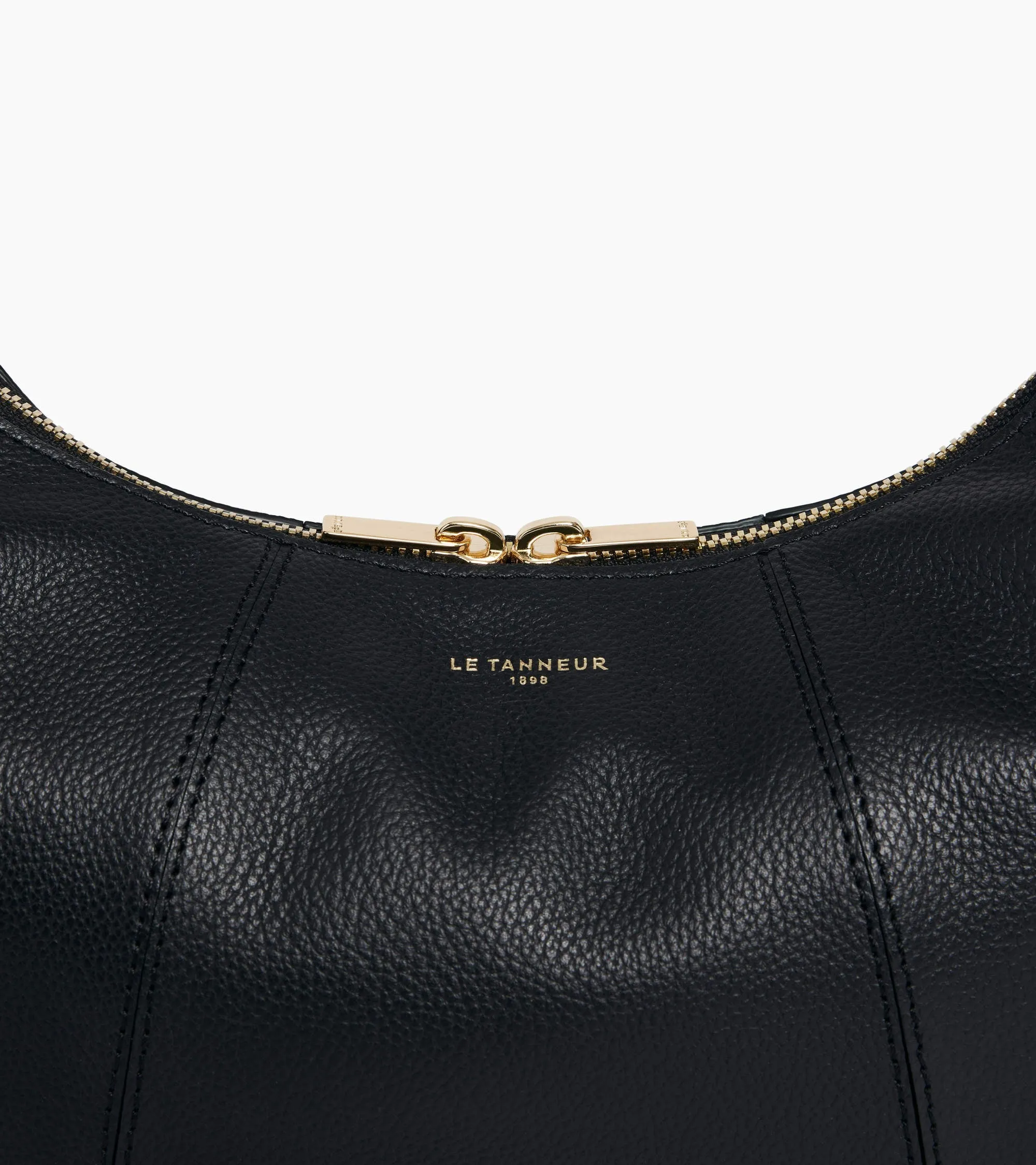 Small Hobo Bag in grained leather sold by Le Tanneur product image thumbnail 2