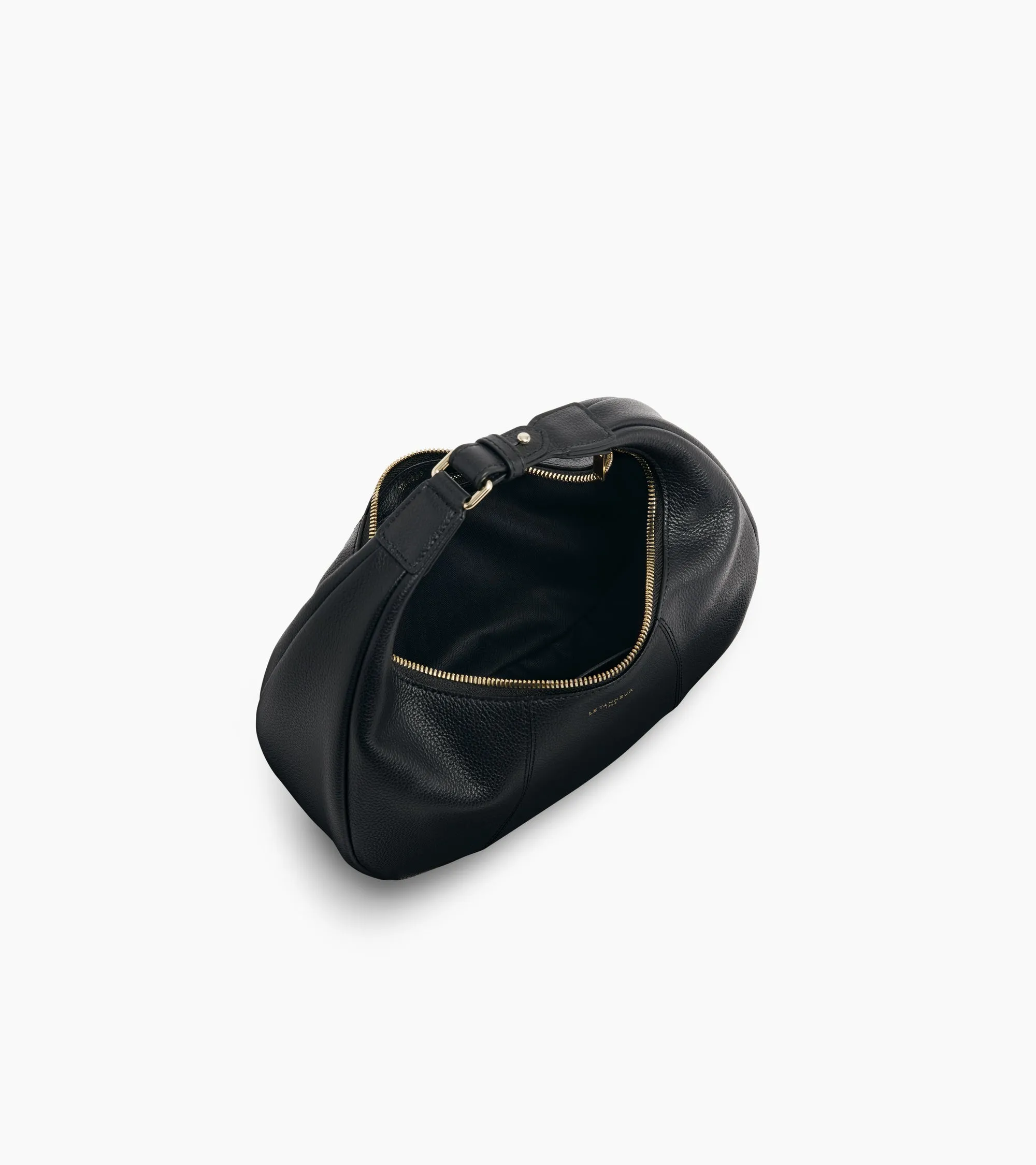 Small Hobo Bag in grained leather sold by Le Tanneur product image thumbnail 3