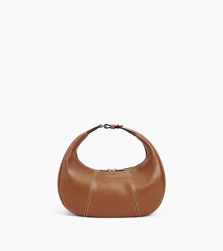 Small Hobo Bag in grained leather sold by Le Tanneur